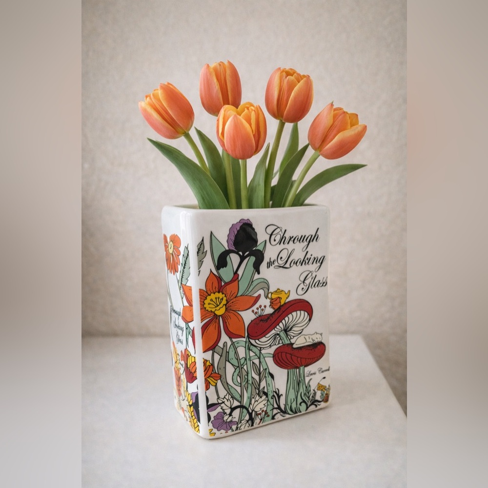 Alice in Wonderland Looking Glass Vase | Whimsigoth Cottagecore Decor NWT